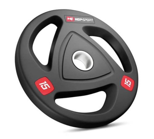 Набір олімпійський Hop-Sport PRO 125 кг з грифом 220 см Набір олімпійський Hop-Sport PRO 125 кг з грифом 220 см