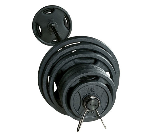 Олімпійська металева штанга RN-Sport Quatro 105 кг (2х20,2х10,4х5,4х2.5 + гриф 2.2 м) Олімпійська металева штанга RN-Sport Quatro 105 кг (2х20,2х10,4х5,4х2.5 + гриф 2.2 м)