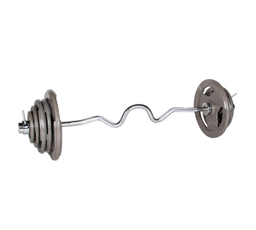 Олімпійський набір штанги з пластинами inSPORTline Triceps Combo 120 см/50 мм 56 кг Олімпійський набір штанги з пластинами inSPORTline Triceps Combo 120 см/50 мм 56 кг