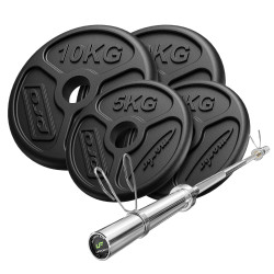 Грифи та диски олімпійські Marbo Sport MW-45kg-OLI 45 кг