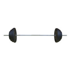 Металева штанга RN-Sport Quatro 85 кг (2х20,2х10,2х5,2х2.5, 2х1.25 + гриф 1.5 м)