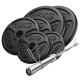 Грифи та диски Marbo Sport MW-75kg-OLI 75 кг
