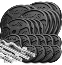 Грифи та диски Marbo Sport MW-173KG-SLIM 173 кг