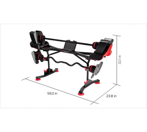 Набір штанг з регульованою вагою BOWFLEX 2080 SELECTTECH Набір штанг з регульованою вагою BOWFLEX 2080 SELECTTECH