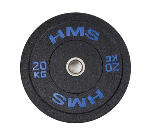 Диск олімпійський HMS HTBR20 20 кг, чорно-синій Диск олімпійський HMS HTBR20 20 кг, чорно-синій