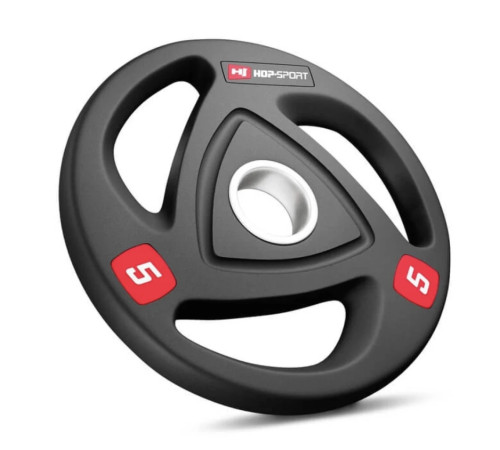 Набір олімпійський Hop-Sport PRO 90 кг з W-подібним грифом