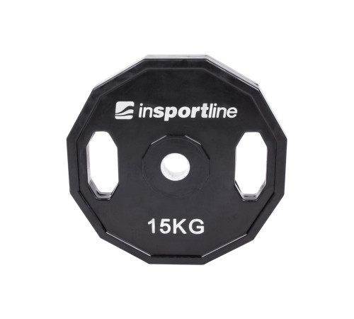Диск прогумований inSPORTline Ruberton 15 кг 30 мм Диск прогумований inSPORTline Ruberton 15 кг 30 мм