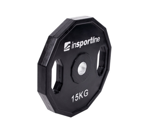 Диск прогумований inSPORTline Ruberton 15 кг 30 мм Диск прогумований inSPORTline Ruberton 15 кг 30 мм