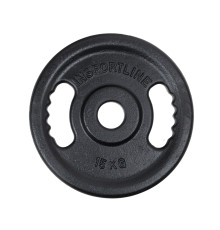 Диск олімпійський чавунний inSPORTline Castblack OL 15 кг