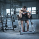 Ламана штанга з гумовим навантаженням 55 кг Bauerfitness AC-12311