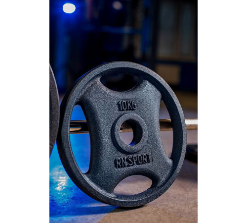 Диск олімпійський RN-Sport Quatro-GRIP 10 кг Диск олімпійський RN-Sport Quatro-GRIP 10 кг