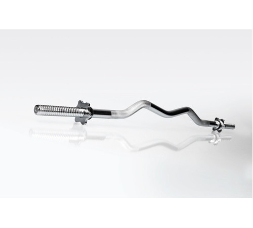 Гриф для штанг W-подібний, хромований RN Sport 1.2 м, 25 мм