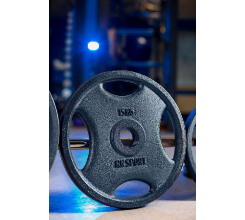 Диск олімпійський RN-Sport Quatro-GRIP 15 кг Диск олімпійський RN-Sport Quatro-GRIP 15 кг