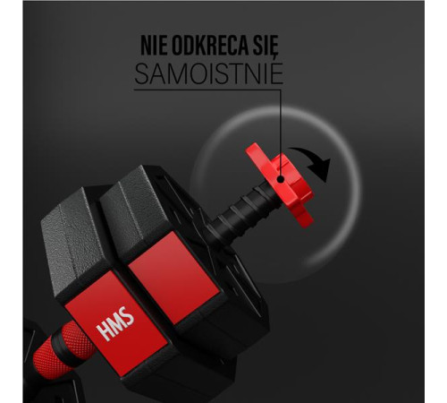 Набір композитні штанга та гантелі 15 кг HMS SGC15