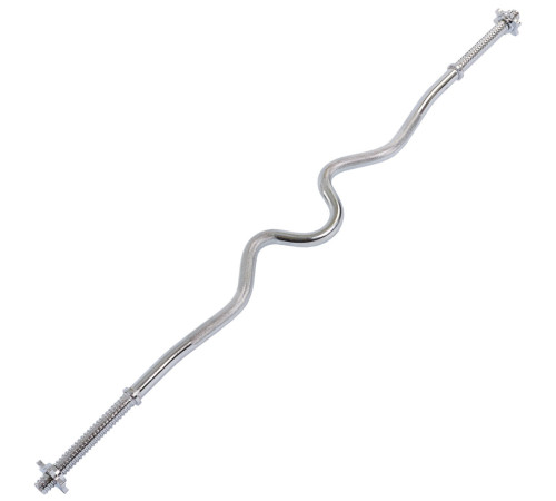 Гриф для штанги Z-подібний, хромований RN Sport 1.2 м, 25 мм