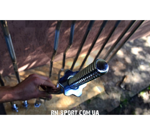 Гриф для штанги Z-подібний, хромований RN Sport 1.2 м, 25 мм