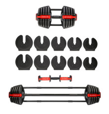 Набір з гантелями 2в1 40 кг HMS SGR40 PRO SET 