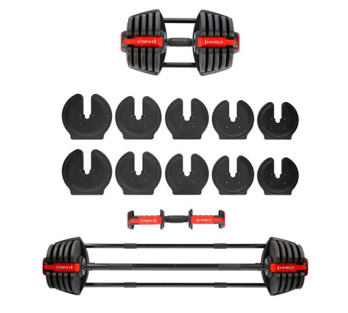 Набір з гантелями 2в1 40 кг HMS SGR40 PRO SET Набір з гантелями 2в1 40 кг HMS SGR40 PRO SET
