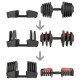 Набір з гантелями 2в1 40 кг HMS SGR40 PRO SET