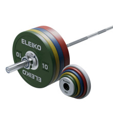 Штанга Eleiko Performance чоловіча 190 кг, різнокольорова