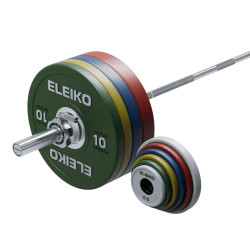 Штанга Eleiko Performance чоловіча 190 кг, різнокольорова