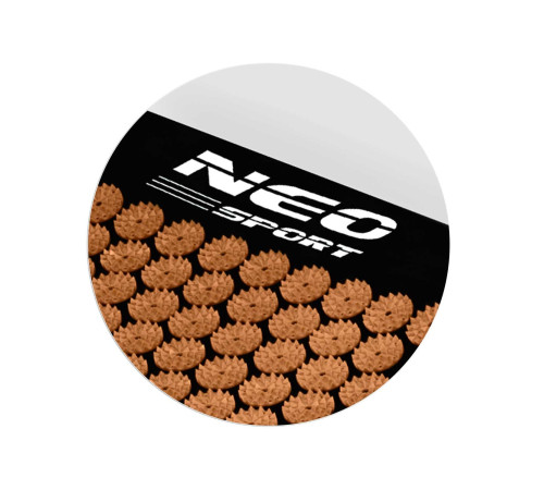 Акупунктурний килимок Neo-Sport NS-901 чорно - золотий Акупунктурний килимок Neo-Sport NS-901 чорно - золотий