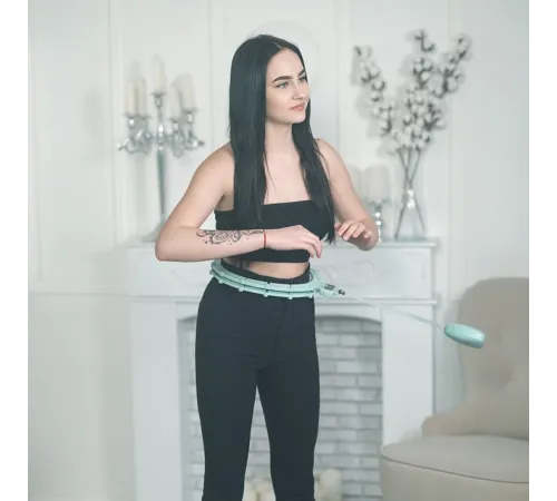 Хула-хуп з магнітами та вагою inSPORTline Weight Hoop Lite 69-135 см Хула-хуп з магнітами та вагою inSPORTline Weight Hoop Lite 69-135 см