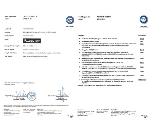 Червона оздоровча мата Movit для акупресури 130x50 см Червона оздоровча мата Movit для акупресури 130x50 см