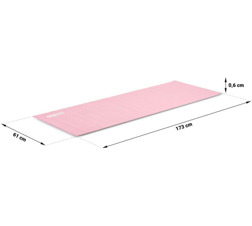 Фітнес-килимок Neo-Sport NS-921 173 cm x 61 cm x 0.6 cm - рожевий Фітнес-килимок Neo-Sport NS-921 173 cm x 61 cm x 0.6 cm - рожевий