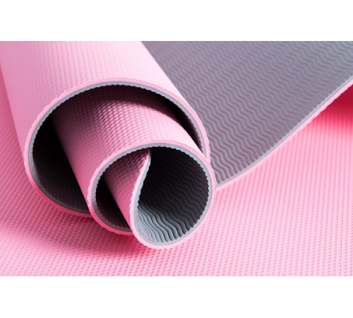 Килимок для фітнесу Pure2Improve TPE YOGA MAT 173x58x0.6см рожевий Килимок для фітнесу Pure2Improve TPE YOGA MAT 173x58x0.6см рожевий