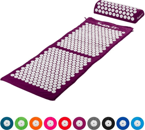Килимок для точкового масажу Movit PURPLE HEALTH 130x50 см Килимок для точкового масажу Movit PURPLE HEALTH 130x50 см