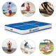 Килимок надувний inSPORTline Aircase 200x140 см, біло-синій