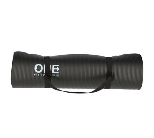 Килимок для йоги YM30 ONE FITNESS - чорний