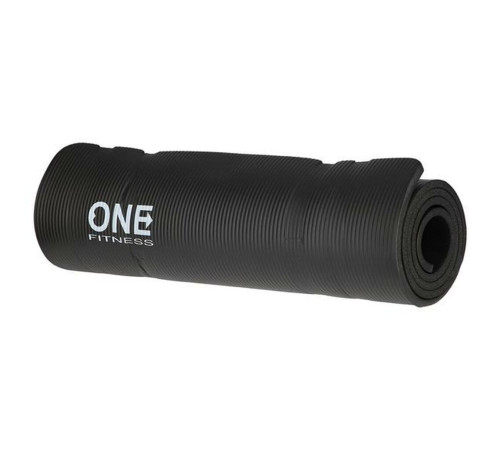 Килимок для йоги YM30 ONE FITNESS - чорний