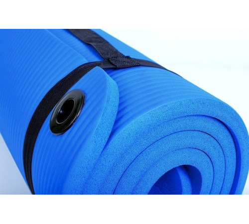 Фітнес-килимок SMJ sport YG002 183 cm x 61 cm x 1.5 cm - синій Фітнес-килимок SMJ sport YG002 183 cm x 61 cm x 1.5 cm - синій