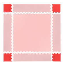 Кутові елементи для килимка inSPORTline Simple Red - 4 шт.