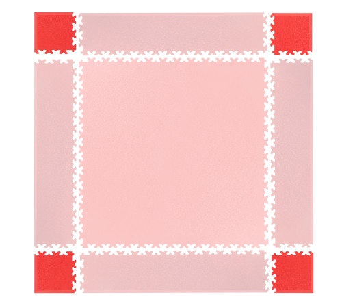 Кутові елементи для килимка inSPORTline Simple Red - 4 шт.