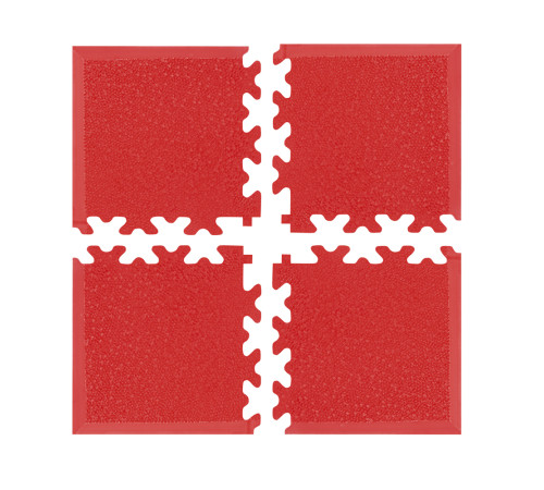 Кутові елементи для килимка inSPORTline Simple Red - 4 шт.