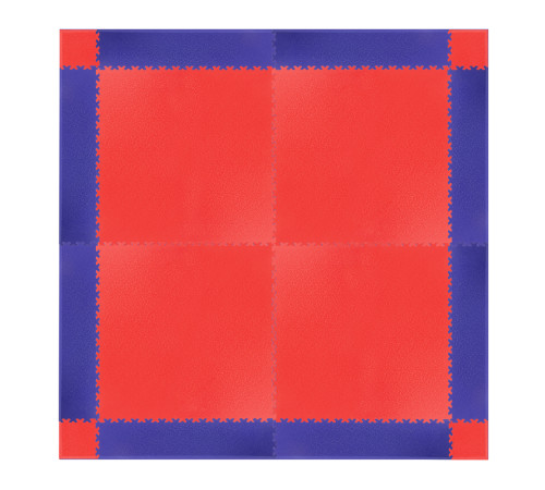 Кутові елементи для килимка inSPORTline Simple Red - 4 шт.