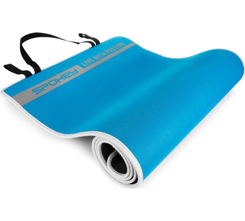 Фітнес-килимок Spokey Fleximat V 180 cm x 60 cm x 0.6 cm - блакитний