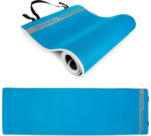 Фітнес-килимок Spokey Fleximat V 180 cm x 60 cm x 0.6 cm - блакитний