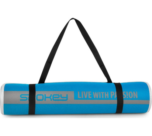 Фітнес-килимок Spokey Fleximat V 180 cm x 60 cm x 0.6 cm - блакитний