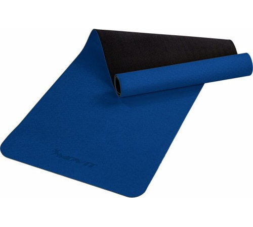 Килимок для занять Movit Yoga, 190 х 60 см, темно-синій