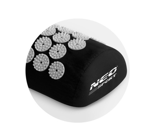 Акупунктурний килимок Neo-Sport NS-901 чорно-сірий Акупунктурний килимок Neo-Sport NS-901 чорно-сірий