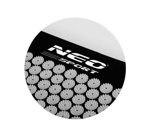 Акупунктурний килимок Neo-Sport NS-901 чорно-сірий Акупунктурний килимок Neo-Sport NS-901 чорно-сірий