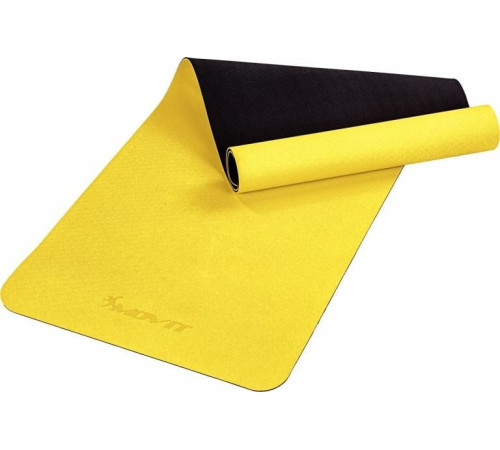 Тренажерний килимок Movit Yoga, 190 х 60 см, жовтий