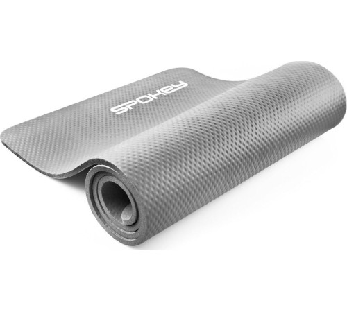 Фітнес-килимок Spokey Softmat 180 cm x 60 cm x 1 cm - сірий Фітнес-килимок Spokey Softmat 180 cm x 60 cm x 1 cm - сірий
