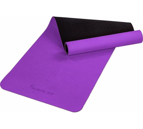 Тренажерний килимок Movit Yoga, 190 х 60 см, фіолетовий Тренажерний килимок Movit Yoga, 190 х 60 см, фіолетовий