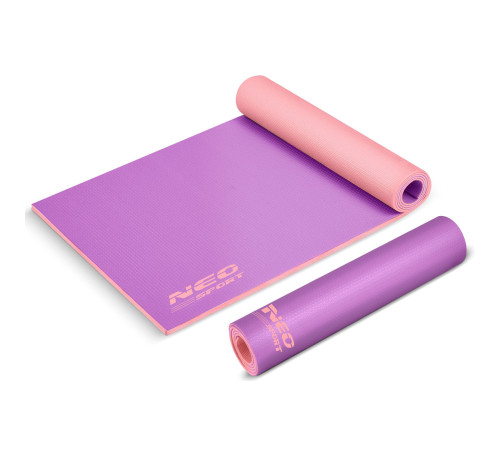 Килимок для тренувань двосторонній 173 x 61 x 0,6 cm Neo-Sport 19203 фіолетово-рожевий Килимок для тренувань двосторонній 173 x 61 x 0,6 cm Neo-Sport 19203 фіолетово-рожевий