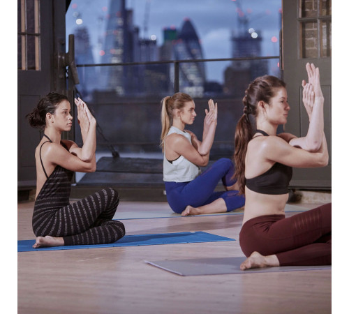 Килимок для йоги Reebok 6 мм складний синій (11050BL) Килимок для йоги Reebok 6 мм складний синій (11050BL)